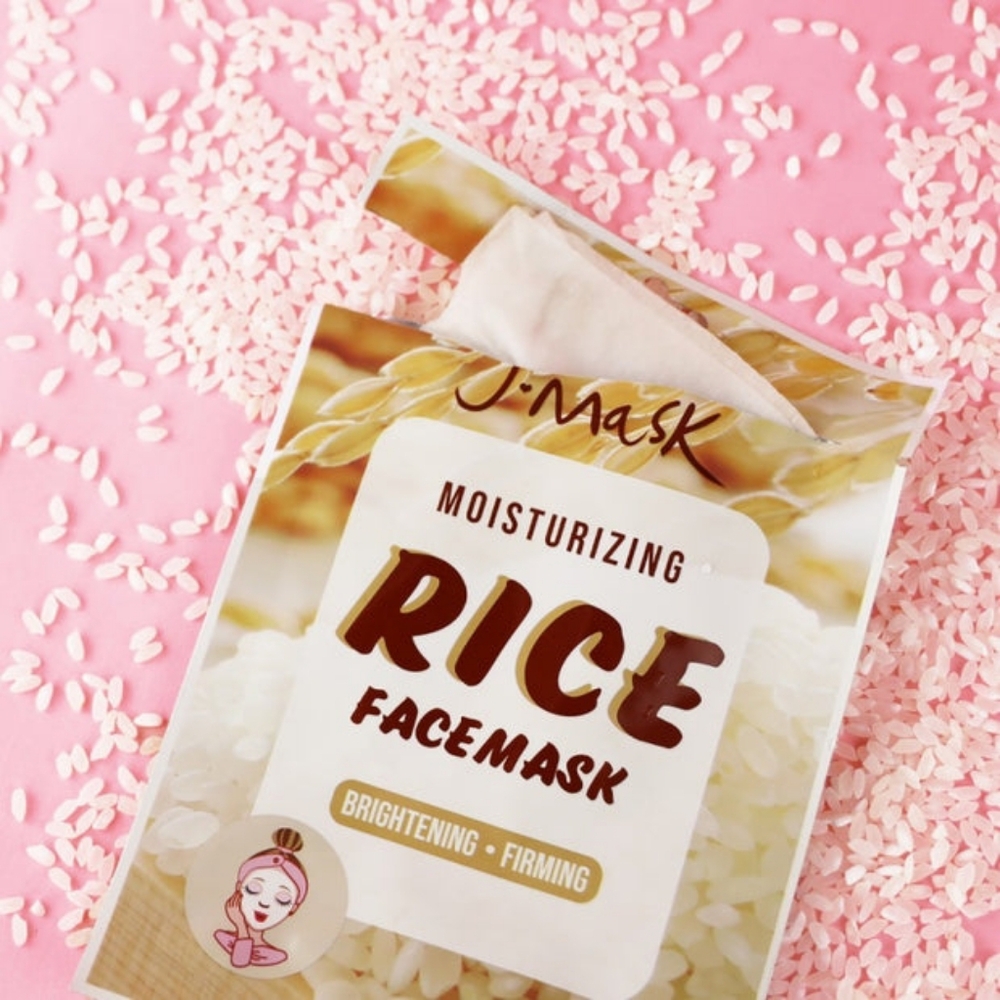 J. Mask Moisturizing Rice Face Mask - 3 Pack - Picture 2 of 4